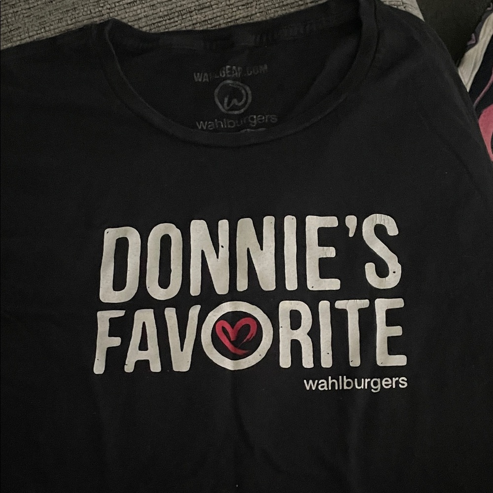 Wahlburgers "Donnie's Favorite" Short Sleeve Tee - Black